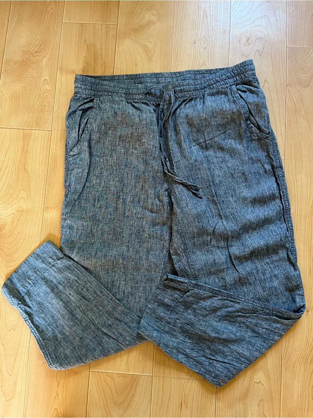 Women’s L.L. Bean size 14 Casual Drawstring Pants - Gray